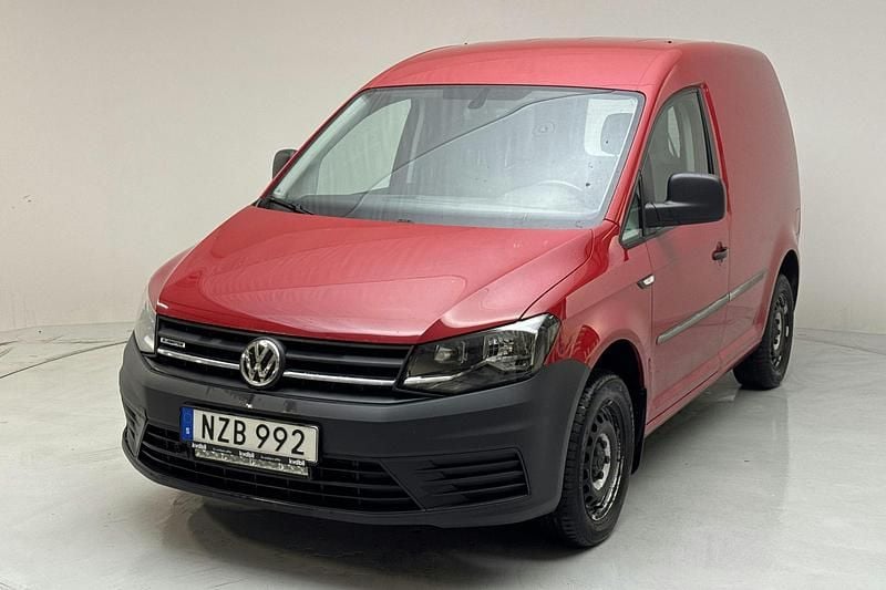 Röd Begagnad 2017 VW Caddy Minibuss | 99 000 kr (Superpris) - Bild 1/4