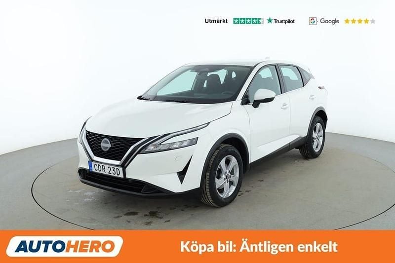 Vit Begagnad 2022 Nissan Qashqai Acenta SUV | 235 000 kr (Marknadspris) - Bild 1/4