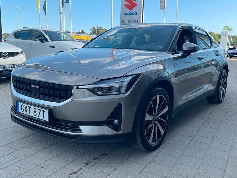 Grå (moon) Begagnad 2022 Polestar 2 Pilot Sedan | 324 000 kr (Lite dyr) - Bild 1/4