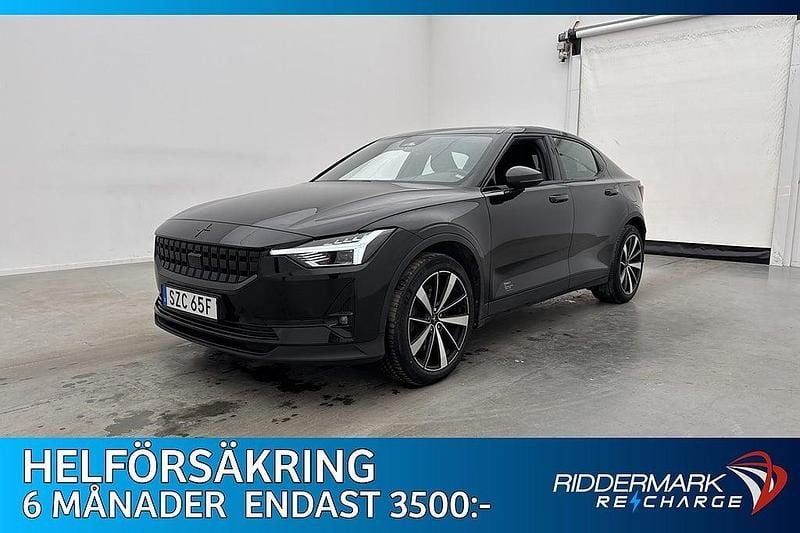 Svart Begagnad 2021 Polestar 2 Pilot Halvkombi | 294 800 kr (Marknadspris) - Bild 1/3