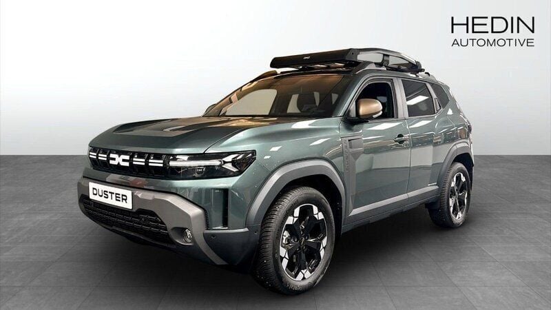 Grå (green) Ny 2024 Dacia Duster Extreme SUV | 322 300 kr (Marknadspris) - Bild 1/4