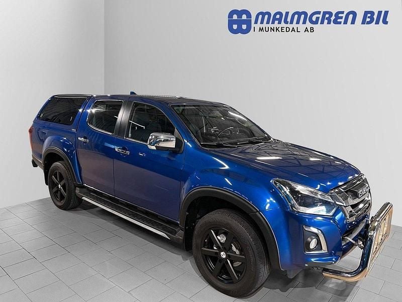 Blå (blåmetallic) Begagnad 2019 Isuzu D-Max Van | 359 000 kr - Bild 1/4