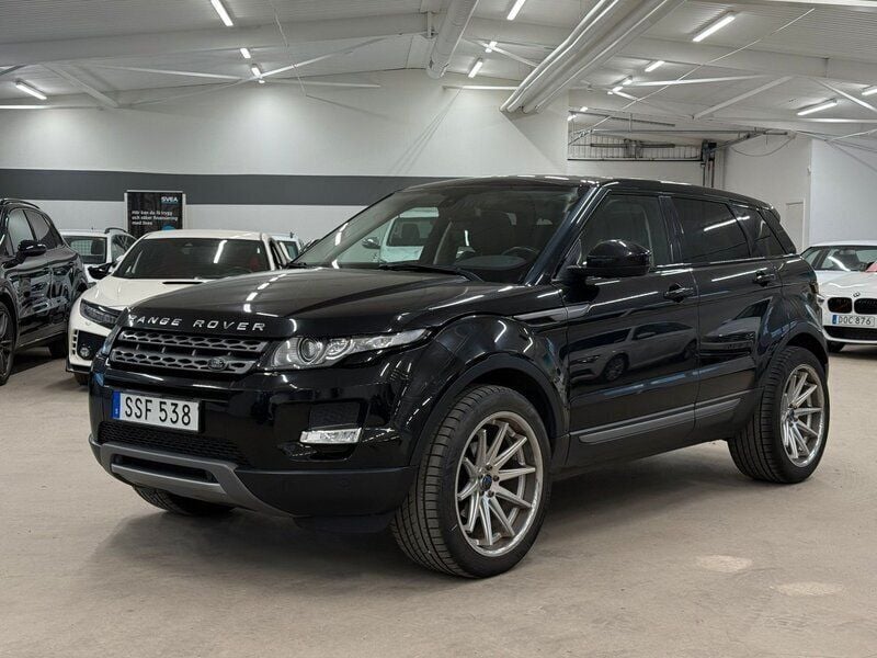 Svart Begagnad 2015 Land Rover Range Rover evoque Dynamic SUV | 169 900 kr (Superpris) - Bild 1/4