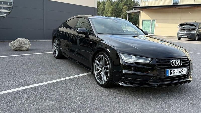 Begagnad Audi A7 Sportback Ambition 252 HK (185 kW) 2017 Svart Halvkombi