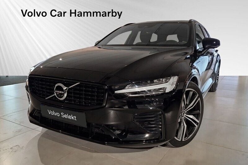 Svart Begagnad 2021 Volvo V60 R-Design Kombi | 399 000 kr (Bra pris) - Bild 1/3