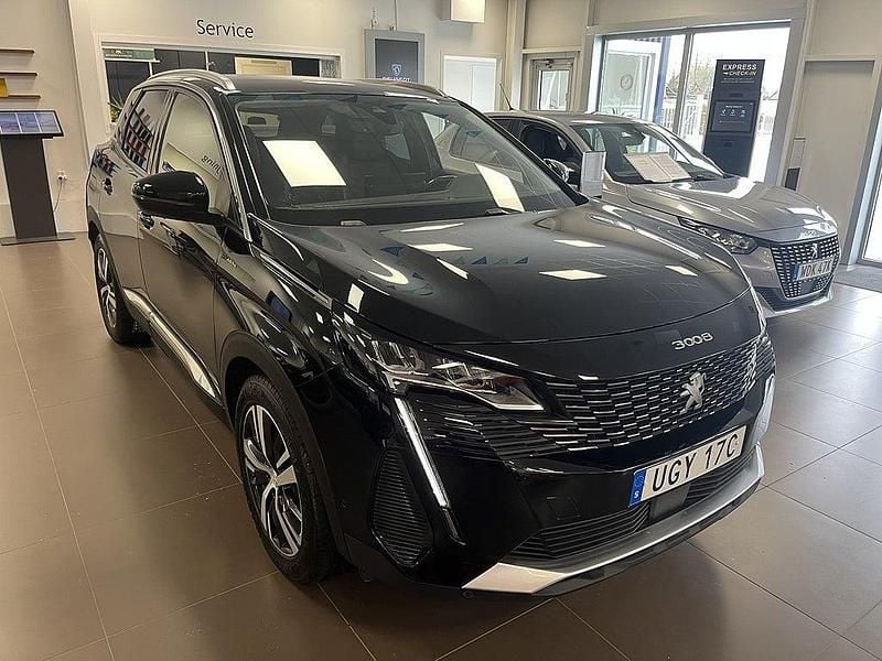 Begagnad Peugeot 3008 Allure 200 HK (147 kW) 2021 Svart SUV