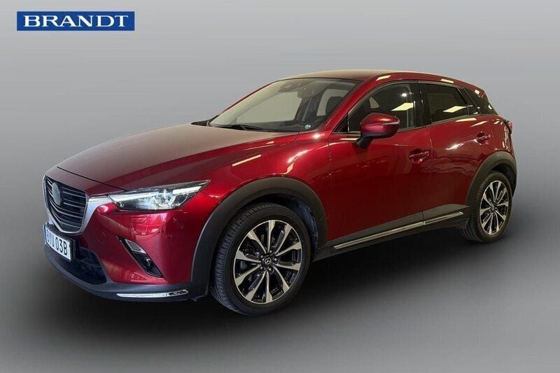 Röd Begagnad 2019 Mazda CX-3 Optimum SUV | 239 000 kr (Dyr) - Bild 1/4