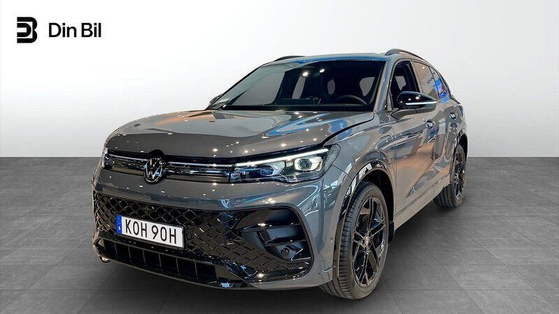 Mörkgrå Ny 2024 VW Tiguan R-line SUV | 639 900 kr (Dyr) - Bild 1/4