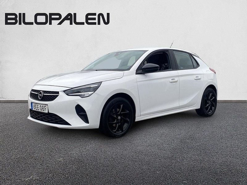 Vit Begagnad 2022 Opel Corsa Design & Tech Halvkombi | 129 900 kr (Bra pris) - Bild 1/4