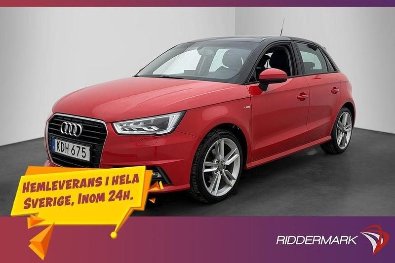 Begagnad Audi A1 Sportback S-Line 150 HK (110 kW) 2015 Röd Halvkombi