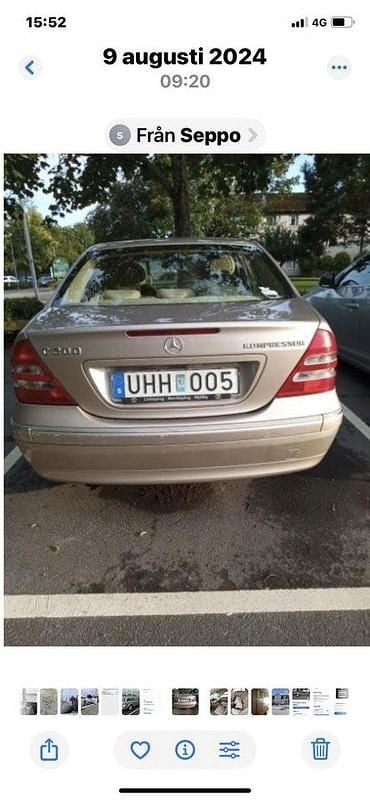 Brun Begagnad 2004 Mercedes C200 Elegance Sedan | 29 500 kr (Bra pris) - Bild 1/4