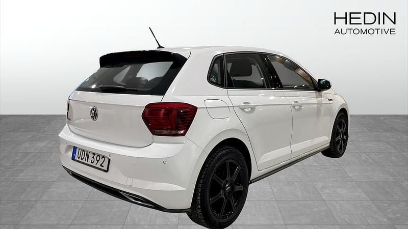 Begagnad VW Polo 95 HK (69 kW) 2018 Vit Halvkombi
