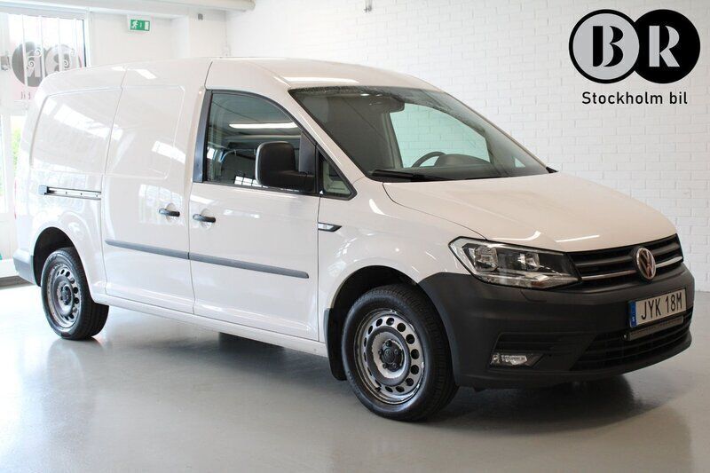 Vit Begagnad 2020 VW Caddy Maxi Minibuss | 279 900 kr (Marknadspris) - Bild 1/4
