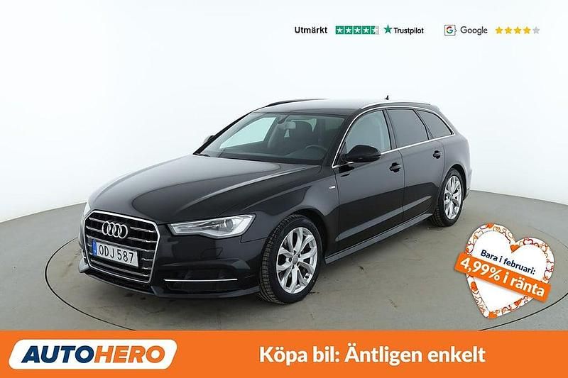 Svart Begagnad 2016 Audi A6 Kombi | 168 000 kr (Marknadspris) - Bild 1/4