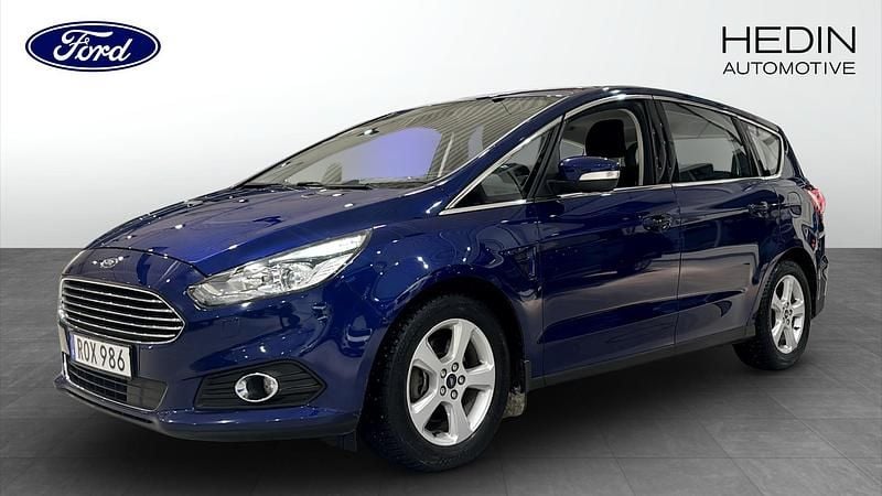 Blå Begagnad 2016 Ford S-MAX S Minibuss | 190 000 kr (Marknadspris) - Bild 1/4