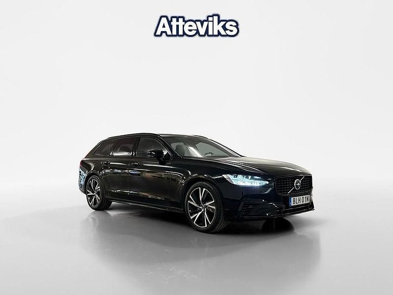 Svart Begagnad 2021 Volvo V90 R-Design Kombi | 355 000 kr (Marknadspris) - Bild 1/4