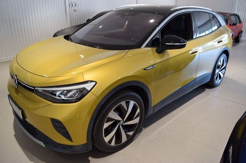 Gul Begagnad 2021 VW ID.4 Pro Performance SUV | 337 700 kr (Bra pris) - Bild 1/4