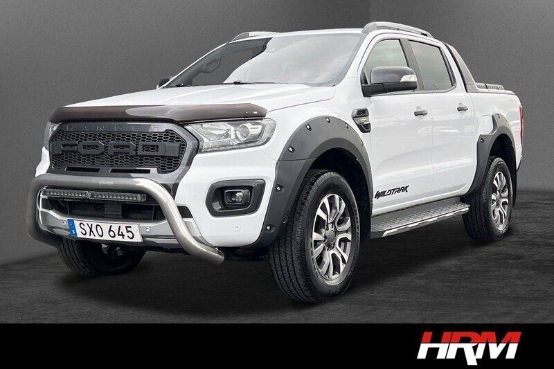 Vit Begagnad 2020 Ford Ranger Wildtrack Pickup | 278 900 kr (Marknadspris) - Bild 1/4