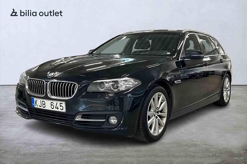 Svart Begagnad 2014 BMW 520 Kombi | 109 900 kr (Superpris) - Bild 1/1