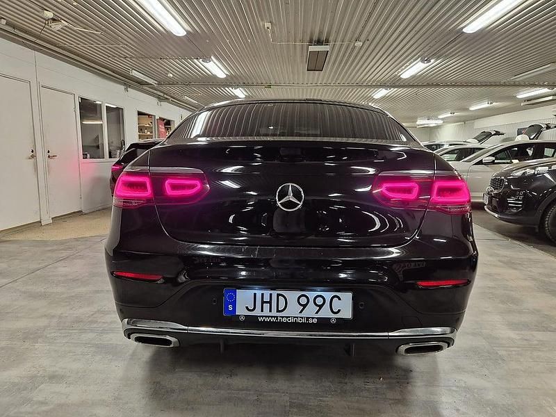 Begagnad Mercedes GLC220 AMG line 194 HK (142 kW) 2019 Svart Sportkupé