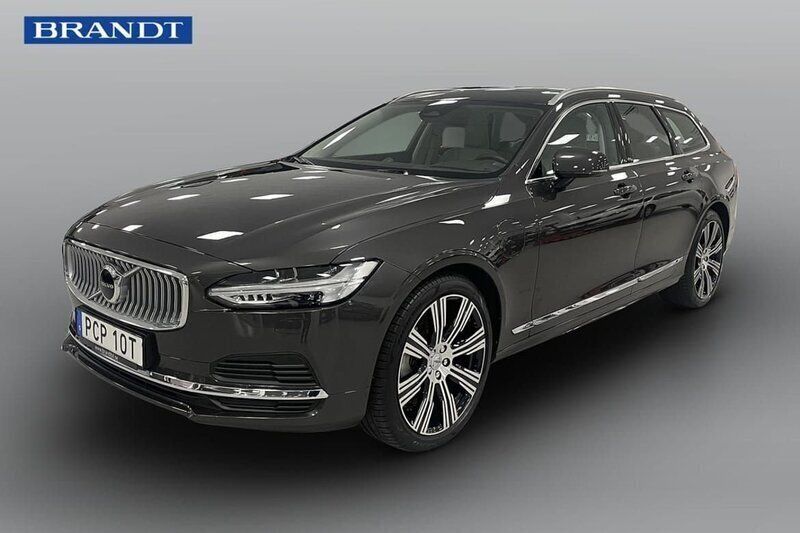 Grå Begagnad 2024 Volvo V90 Plus Kombi | 509 900 kr (Marknadspris) - Bild 1/4