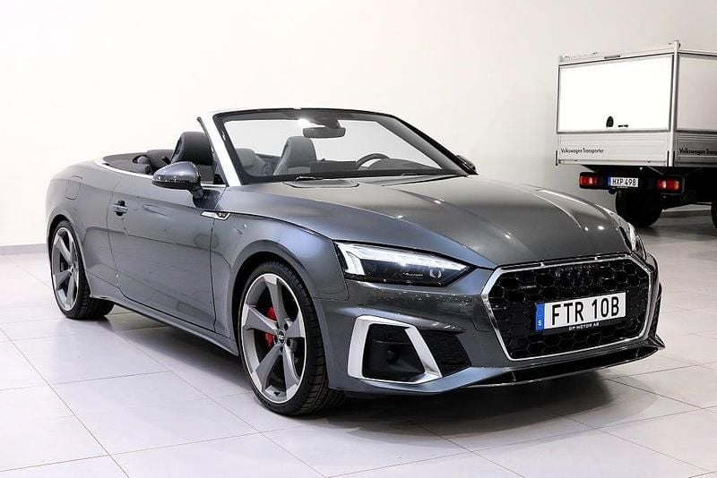 Begagnad Audi A5 Cabriolet S-Line 190 HK (139 kW) 2020 Grå Cab