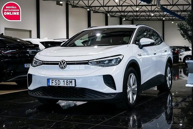 Vit Begagnad 2022 VW ID.4 Pro Performance SUV | 314 500 kr (Marknadspris) - Bild 1/4