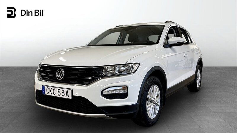 Vit Begagnad 2021 VW T-Roc SUV | 274 900 kr (Lite dyr) - Bild 1/4