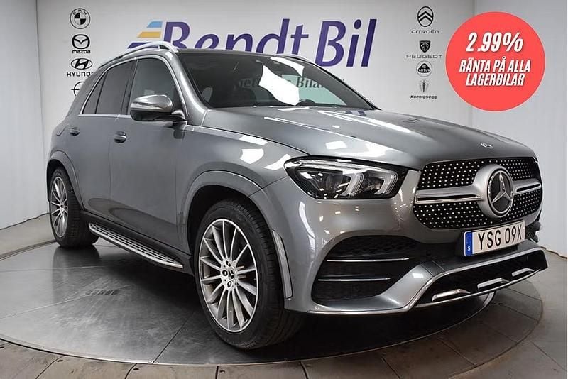 Begagnad Mercedes GLE300 AMG line 245 HK (180 kW) 2019 Grå SUV