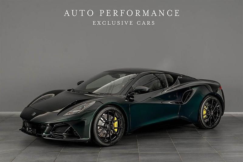 Ny Lotus Emira 405 HK (297 kW) 2025 Grön Sportkupé