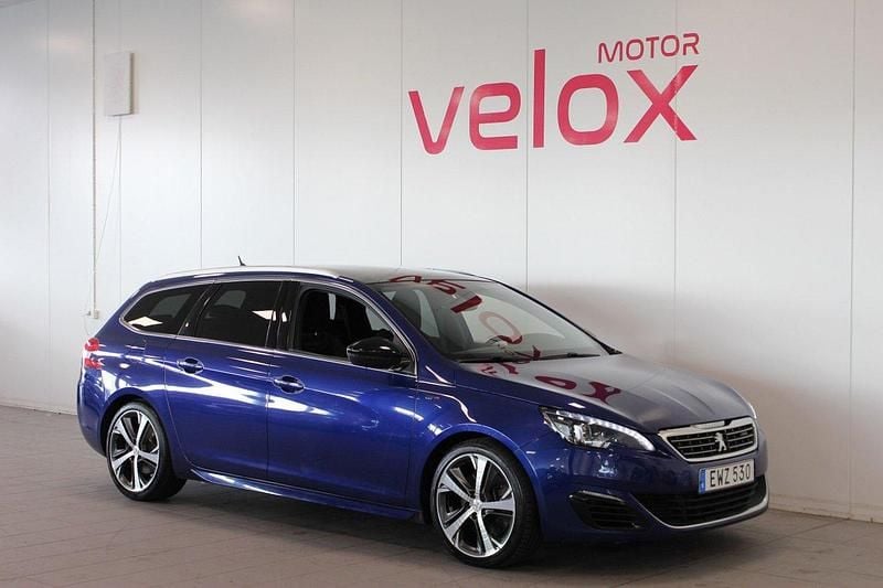 Blå Begagnad 2015 Peugeot 308 GT Kombi | 129 900 kr (Lite dyr) - Bild 1/4