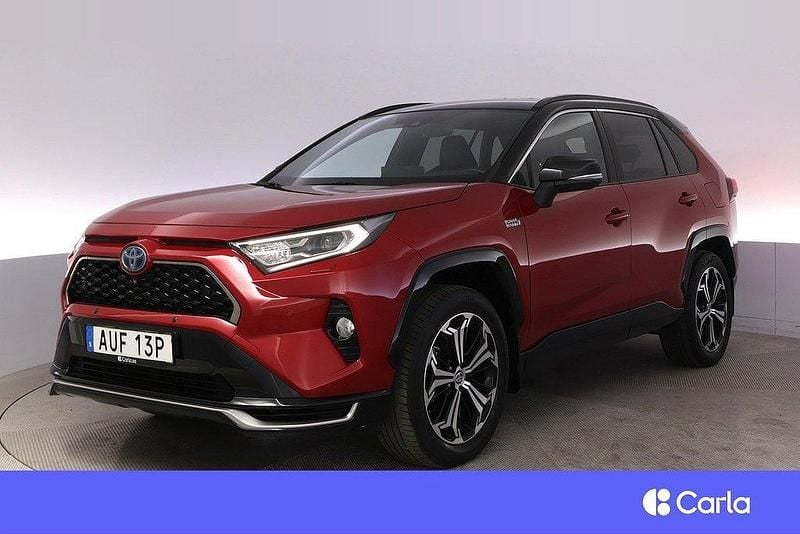 Röd Begagnad 2020 Toyota RAV4 Hybrid Premium SUV | 384 900 kr (Marknadspris) - Bild 1/4