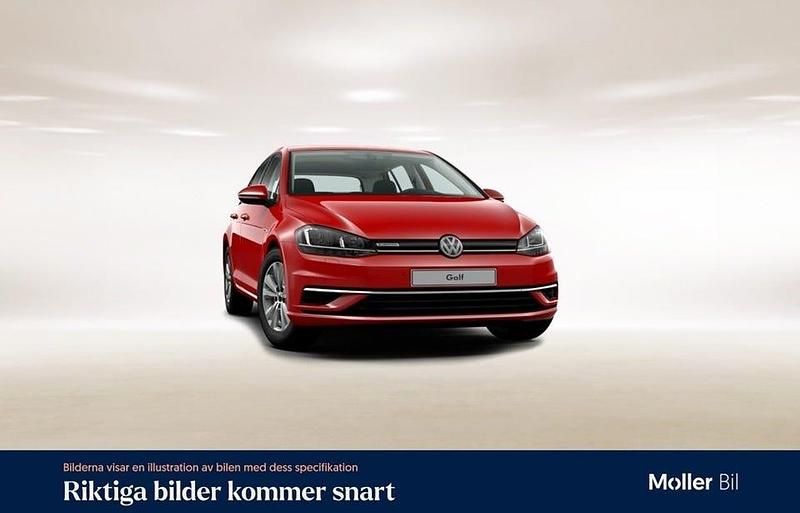 Begagnad VW Golf VII 131 HK (96 kW) 2019 Tornado red