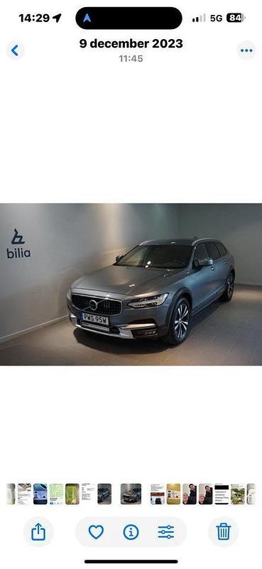Grå Begagnad 2020 Volvo V90 CC Momentum Kombi | 285 000 kr (Marknadspris) - Bild 1/4