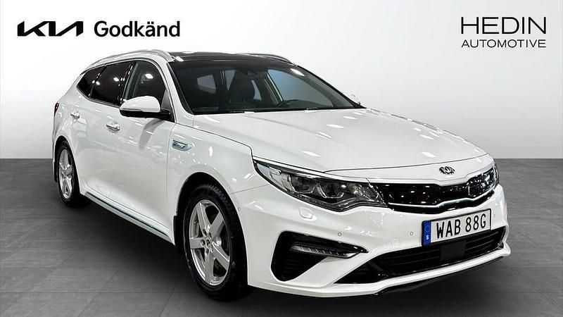 Begagnad Kia Optima Advance 154 HK (113 kW) 2020 Vit Kombi