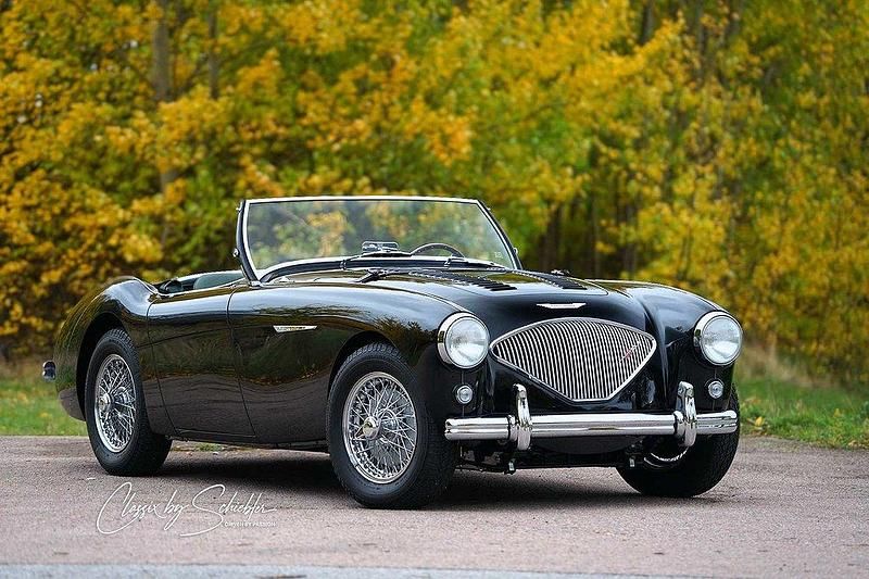 Begagnad Austin Healey 100 110 HK (80 kW) 1955 Svart Cab