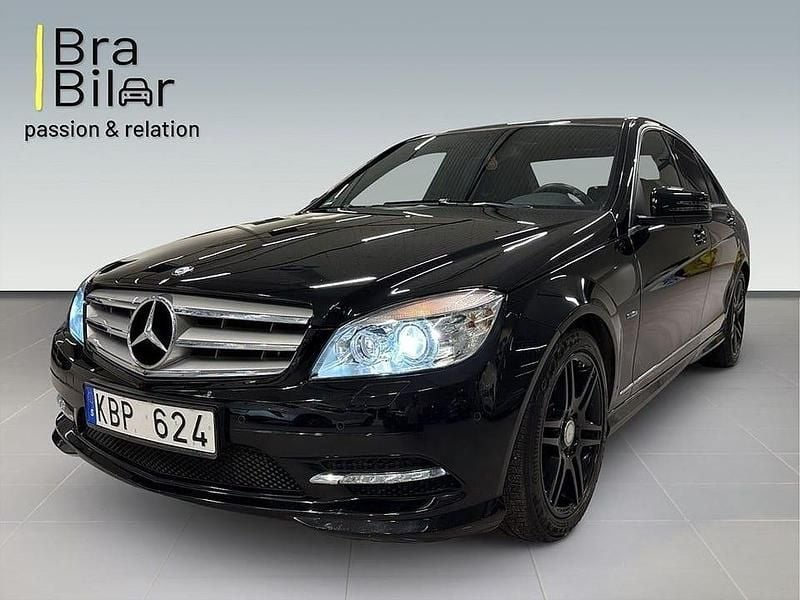 Begagnad Mercedes C180 Avantgarde 156 HK (114 kW) 2011 Svart Sedan