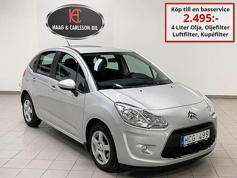 Silver Begagnad 2012 Citroën C3 Halvkombi | 83 000 kr (Marknadspris) - Bild 1/4