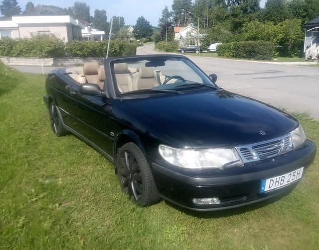 Svart Begagnad 2000 Saab 9-3 Cabriolet Cab | 39 000 kr - Bild 1/1