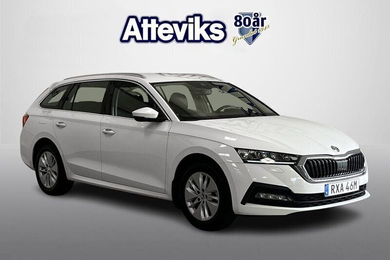 Vit Begagnad 2024 Skoda Octavia Ambition Kombi | 319 900 kr (Lite dyr) - Bild 1/4