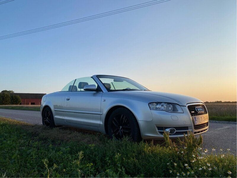 Silver Begagnad 2008 Audi A4 Cabriolet S-Line Cab | 39 900 kr (Bra pris) - Bild 1/4