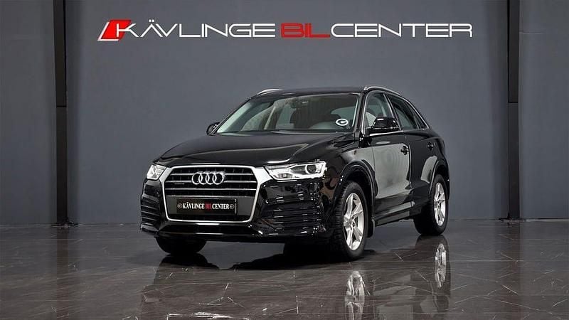 Svart Begagnad 2017 Audi Q3 SUV | 189 900 kr (Marknadspris) - Bild 1/4
