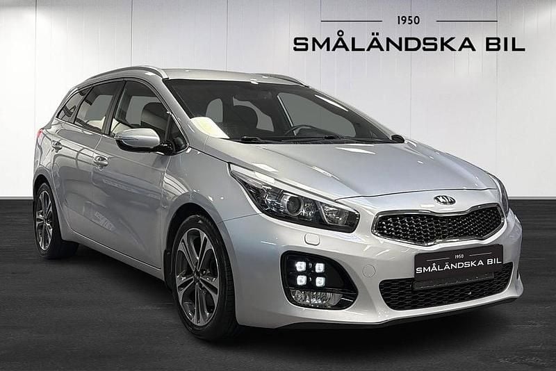 Begagnad Kia Ceed Sportswagon GT-Line 136 HK (100 kW) 2017 Grå Kombi