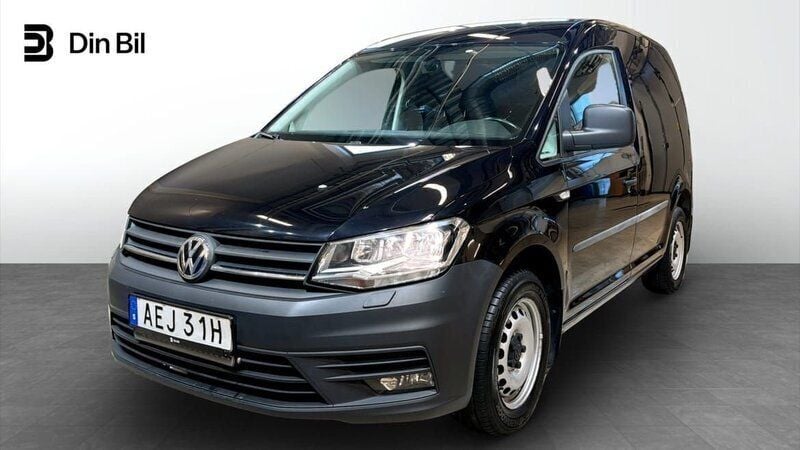 Svart Begagnad 2020 VW Caddy Minibuss | 174 900 kr (Marknadspris) - Bild 1/4