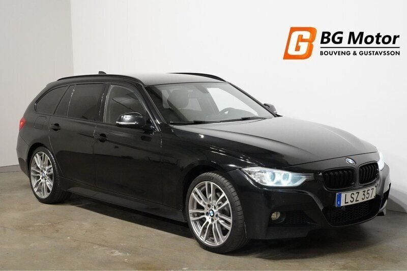 Svart Begagnad 2015 BMW 320 M Sport Kombi | 179 600 kr (Dyr) - Bild 1/3