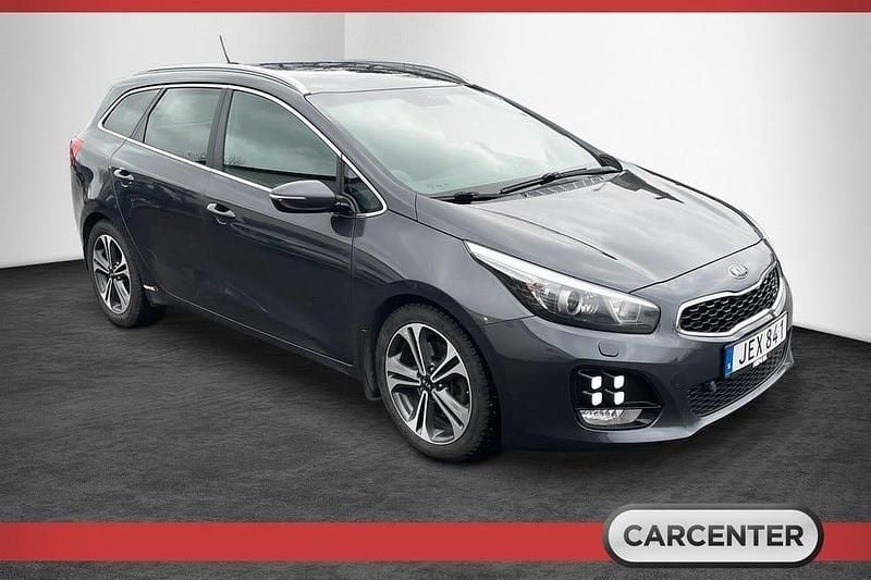 Begagnad Kia Ceed Sportswagon GT-Line 136 HK (100 kW) 2015 Grå Kombi