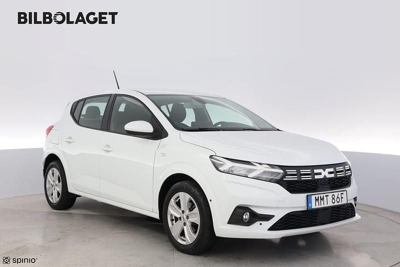 Vit Begagnad 2023 Dacia Sandero Expression Halvkombi | 179 800 kr (Marknadspris) - Bild 1/4