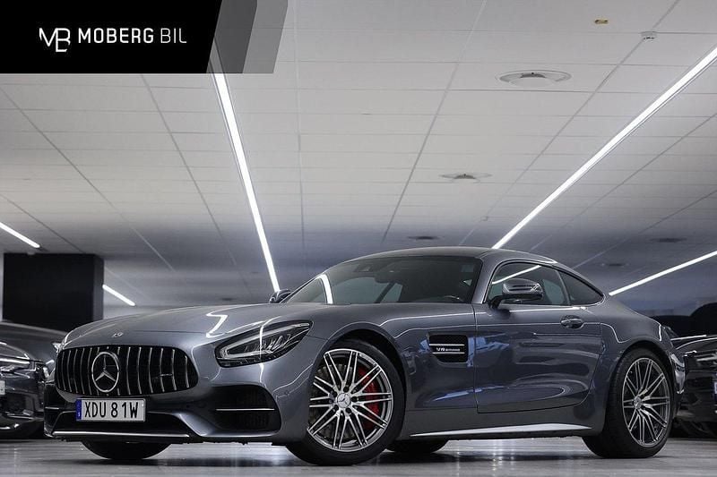 Grå Begagnad 2019 Mercedes AMG GT C Exclusive Sportkupé | 1 349 000 kr - Bild 1/3