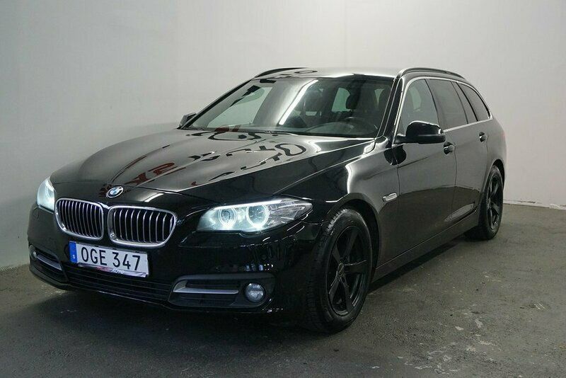 Begagnad BMW 520 191 HK (140 kW) 2016 Svart Kombi
