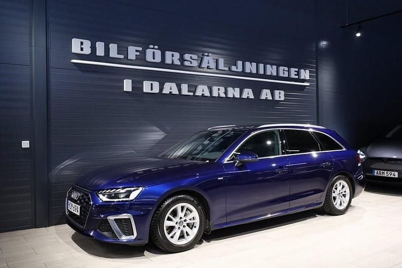 Begagnad Audi A4 S-Line 190 HK (139 kW) 2020 Blå Kombi